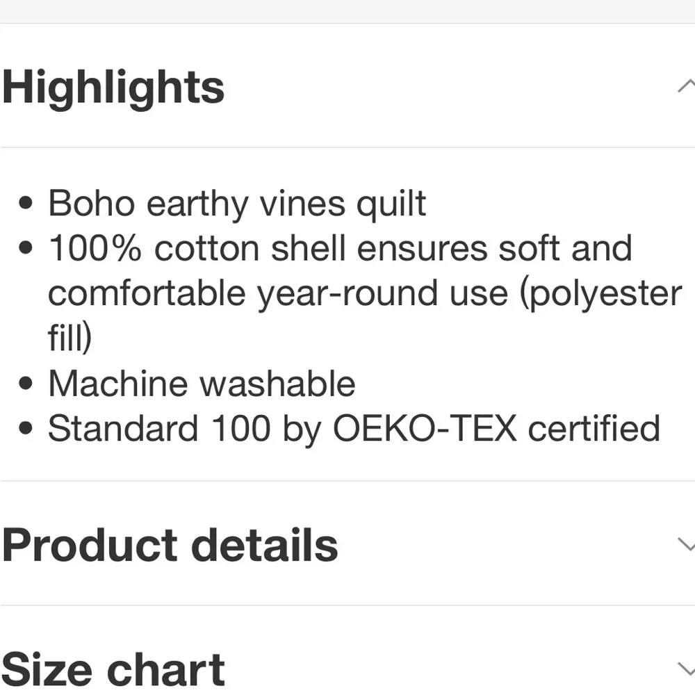 THRESHOLD NWT boho earthy vines reversible quilt -blue/yellow/pink -king